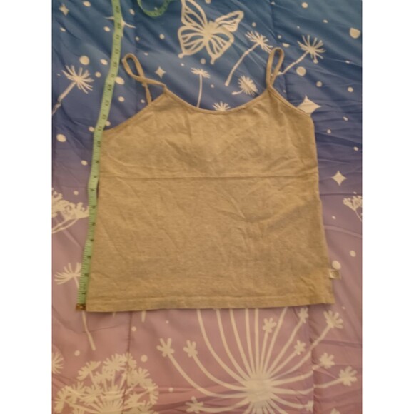 Tops - MY PERSONAL Y2k XOXO Essentials Grey  Croptop size M Grunge Punk Skater Tank Top